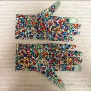 Brighton Collectible Floral Set  Gloves Pouch  D31926 160